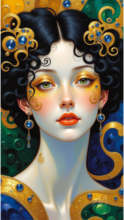 02-Decor fantasy woman 数字艺术