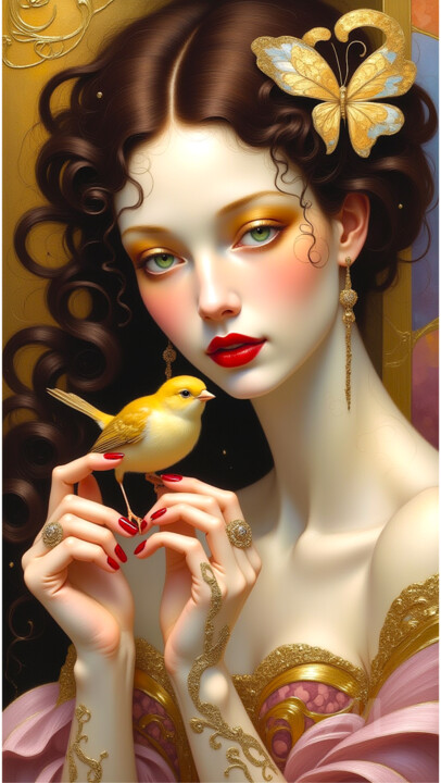 04-Decor fantasy woman 数字艺术
