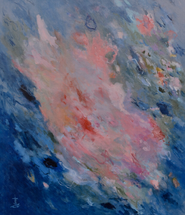 绘画 标题为“As We Flow Together” 由Misako Chida, 原创艺术品, 丙烯