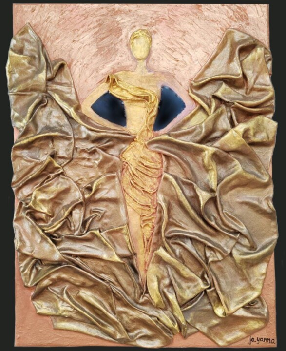 Elegy of the fabric 雕塑, 16.5x12.6 in