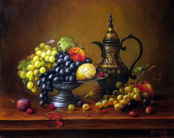 Fruits of the earth Painting, 15.8x19.7 in