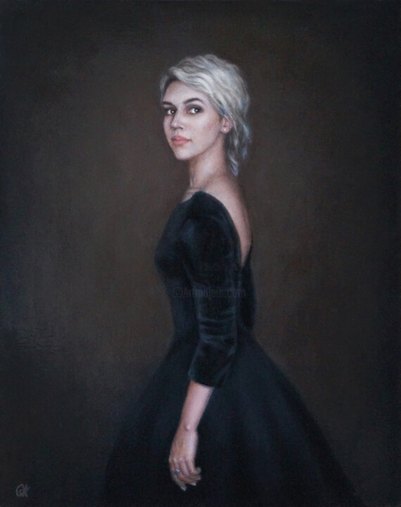 Сила очарования | Le pouvoir du charme | Рower of charm 绘画, 19.7x15.8 in