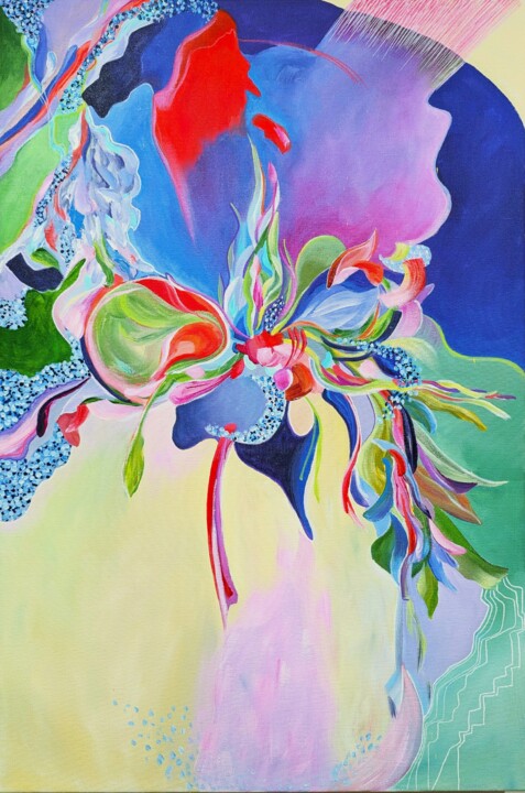 Peinture intitulée "Emotional Metamorph…" par Vera Saiko, Œuvre d'art originale, Acrylique