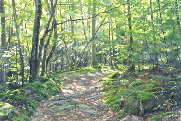 L'éclaircie Painting, 35x51.2 in