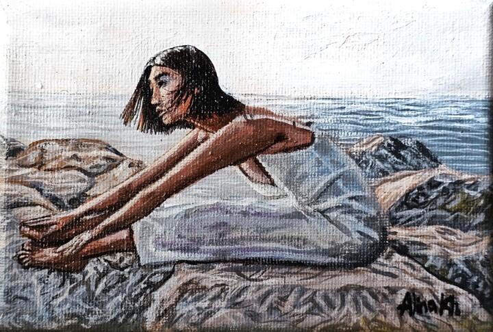 绘画,  5.9x3.9 in 