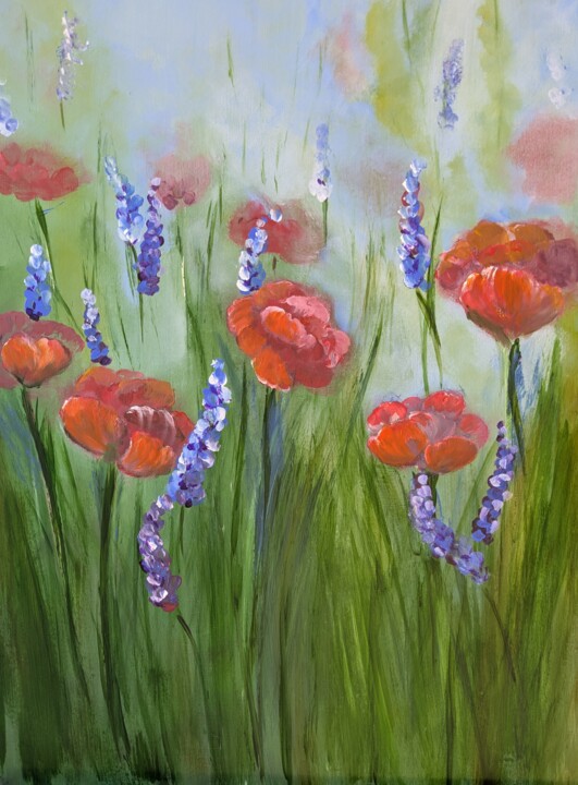 Schilderij,  15,4x22,8 in 