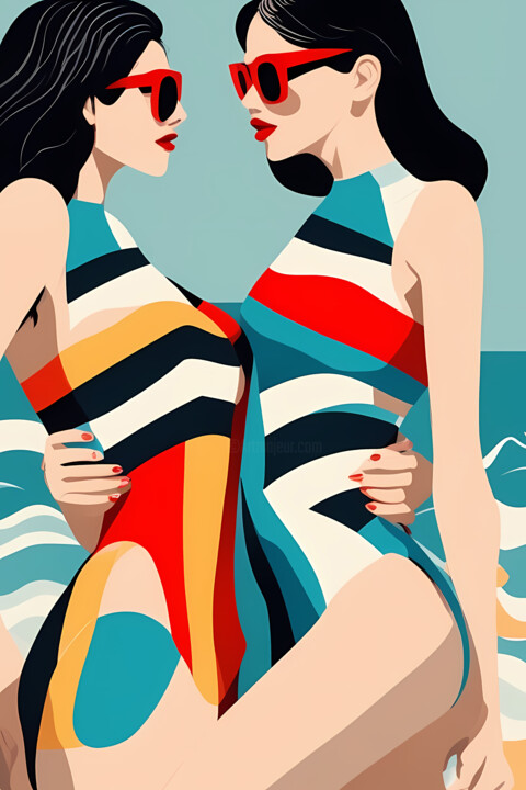 Summer Splash #84 Incisioni, stampe, 17,7x11,8 in
