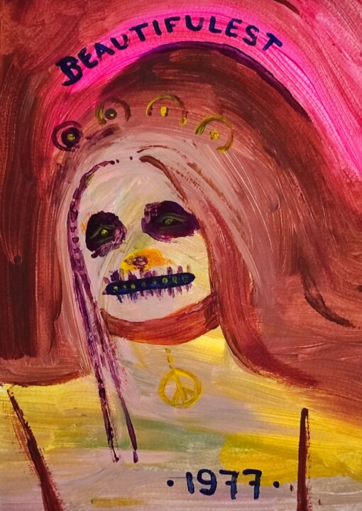 My art teacher Annie - The beautifulest Tablo, 8,3x5,5 in