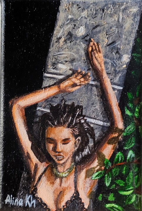 绘画,  5.9x3.9 in 