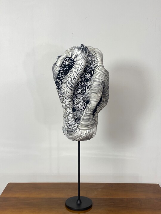SCLPTURE ART TEXTILES REF STONE 雕塑, 23.6x8.7 in