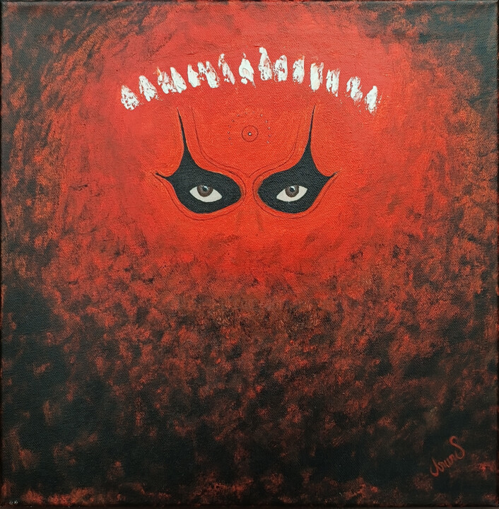 Kali - Anger Pittura, 15,8x15,8 in