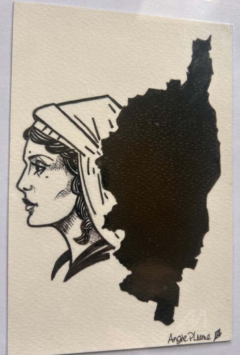绘画,  5.9x3.9 in 