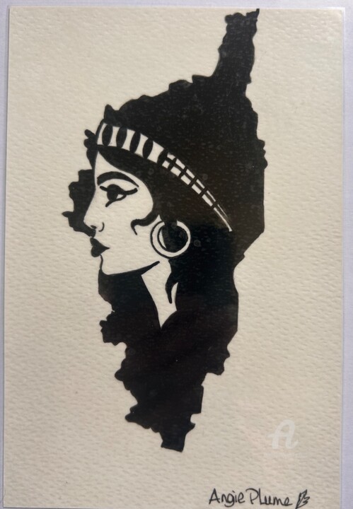 Femmes de Corse - C05 Schilderij, 5,9x3,9 in