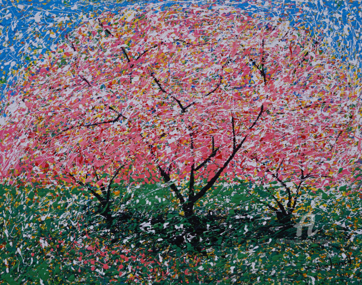 Le Printemps Schilderij, 28,7x36,2 in