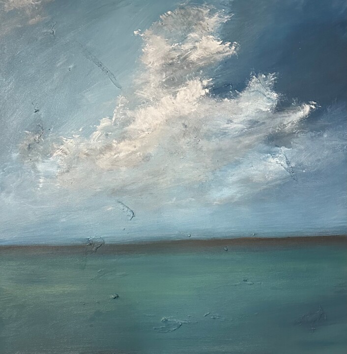 Eleuthera Night 绘画, 20x20 in