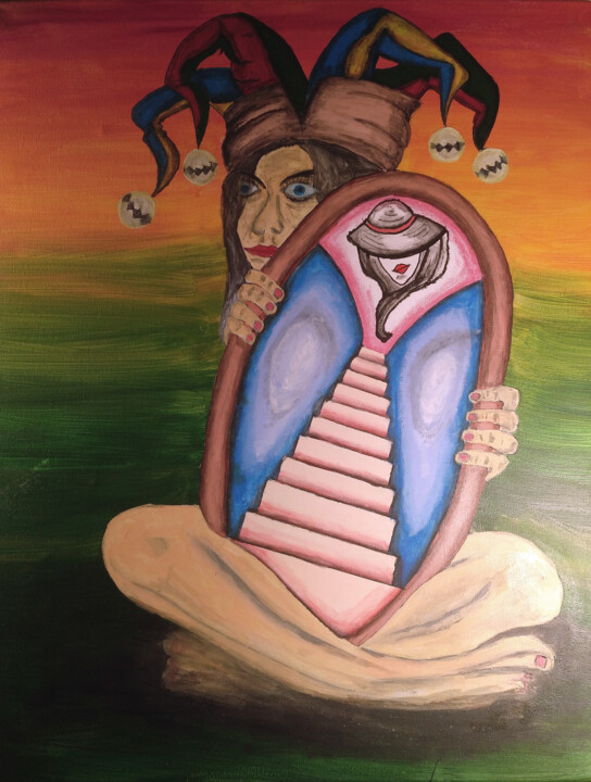 绘画,  27.6x19.7 in 