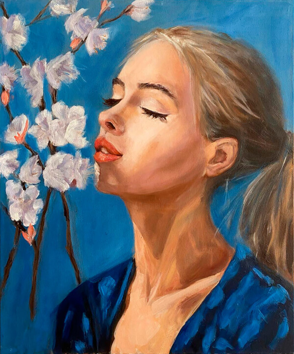 Aroma of Renewal 绘画, 21.7x18.1 in