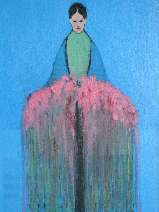 Painting titled "Emergence of Grace 6" by Incognito, Original Artwork, Acrylic
