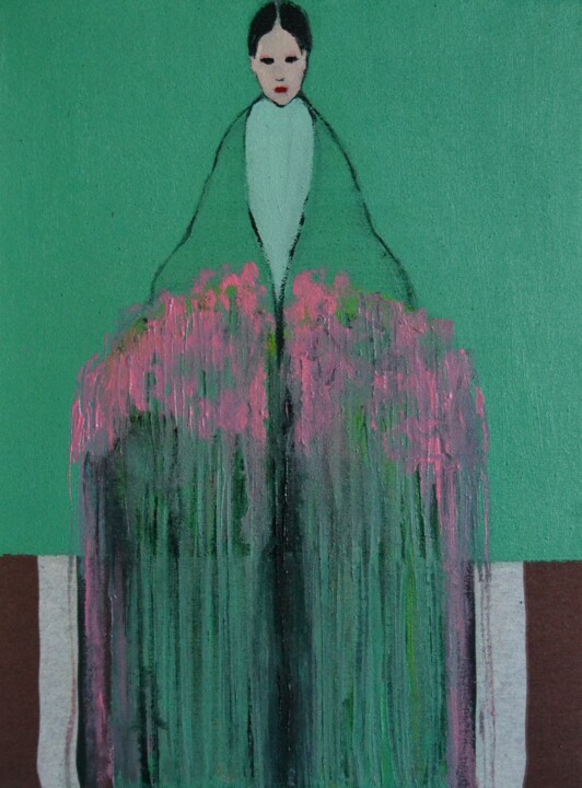 Painting titled "Emergence of Grace 7" by Incognito, Original Artwork, Acrylic