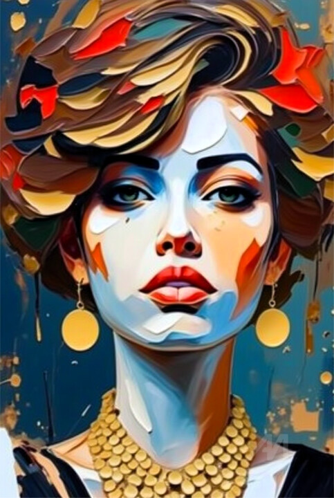 10-Abstract portrait 数字艺术
