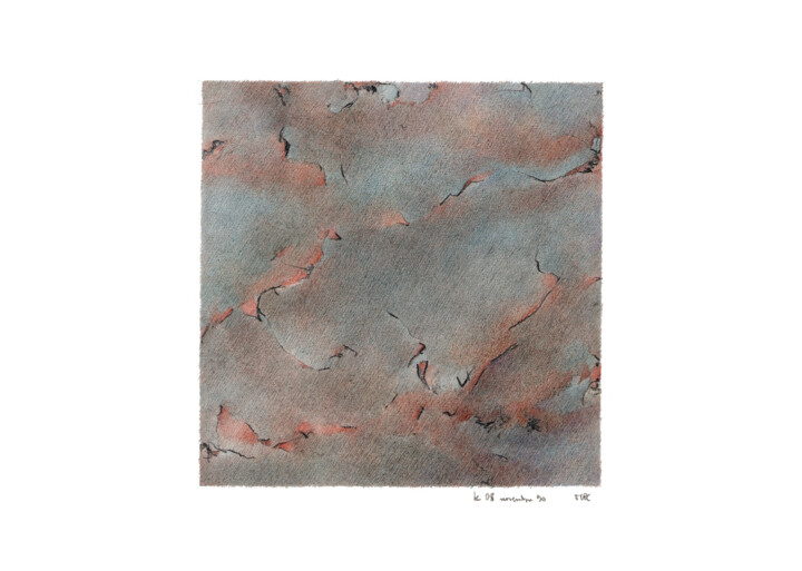 图画 标题为“dessins 15x15 #83” 由Marie-Pascale Corcuff, 原创艺术品, 铅笔