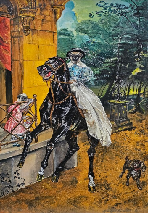 Schilderij,  23,6x15,8 in 