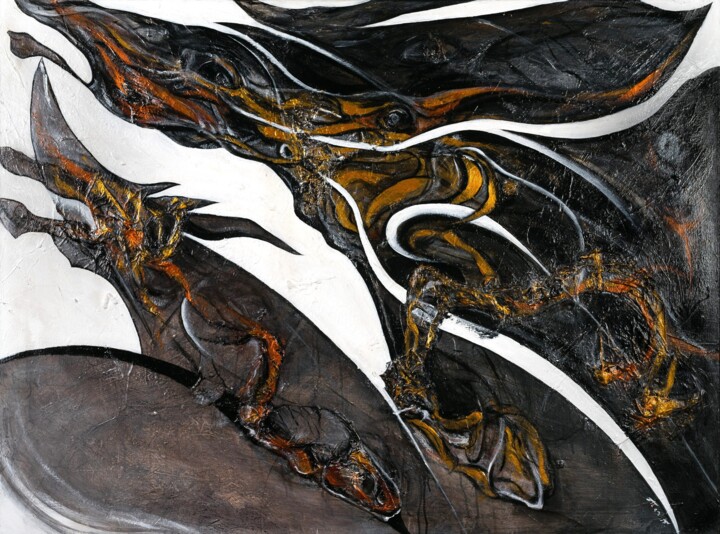 HURRICANE 绘画, 35.8x48 in