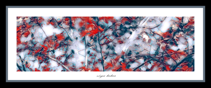 数字艺术 标题为“The colors of heaven” 由Ziya Tatar, 原创艺术品, 数字油画