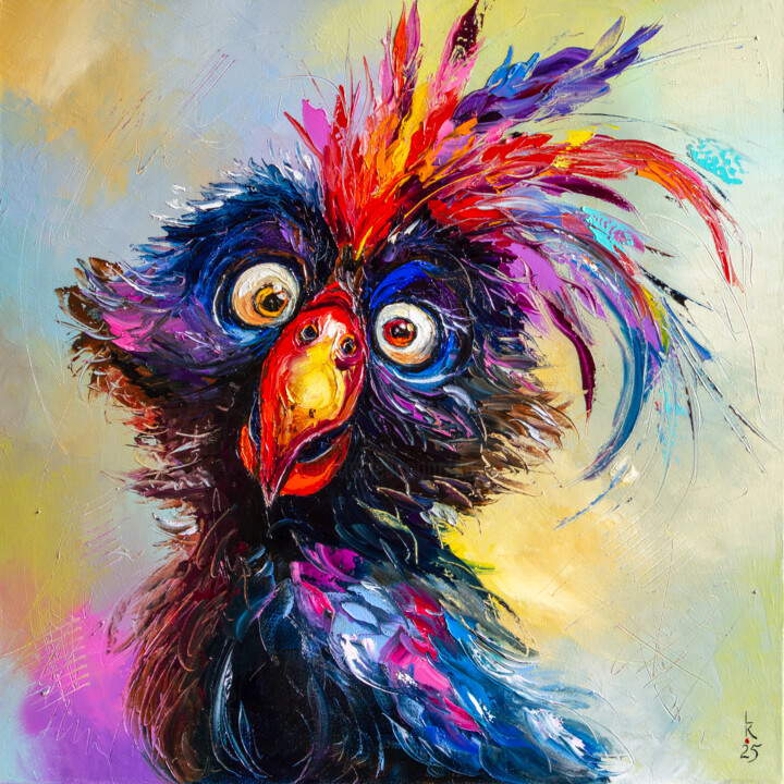 Born to Be Wild 绘画, 23.6x23.6 in