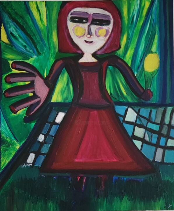 미술작품,  22.1x18.1 in 