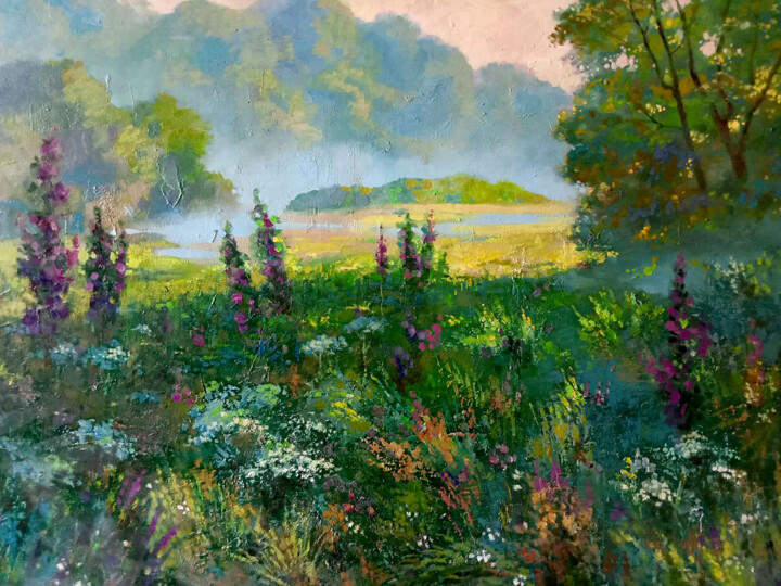 Summer meadow Pittura, 29,5x37,4 in