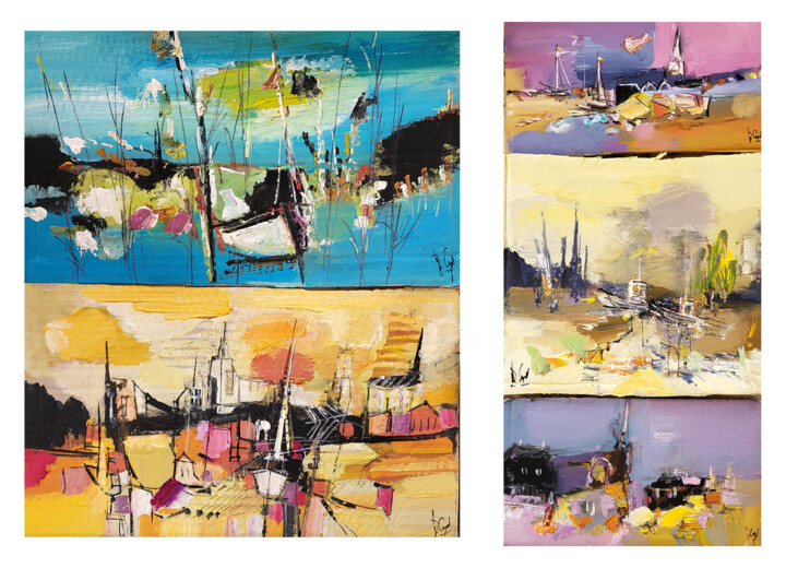 "Arte Povera IV- Gou…" başlıklı Tablo Muriel Cayet tarafından, Orijinal sanat, Guaş boya