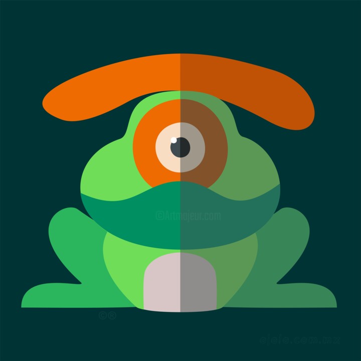 animalojo 10 - ranojo 数字艺术, 30x30 in