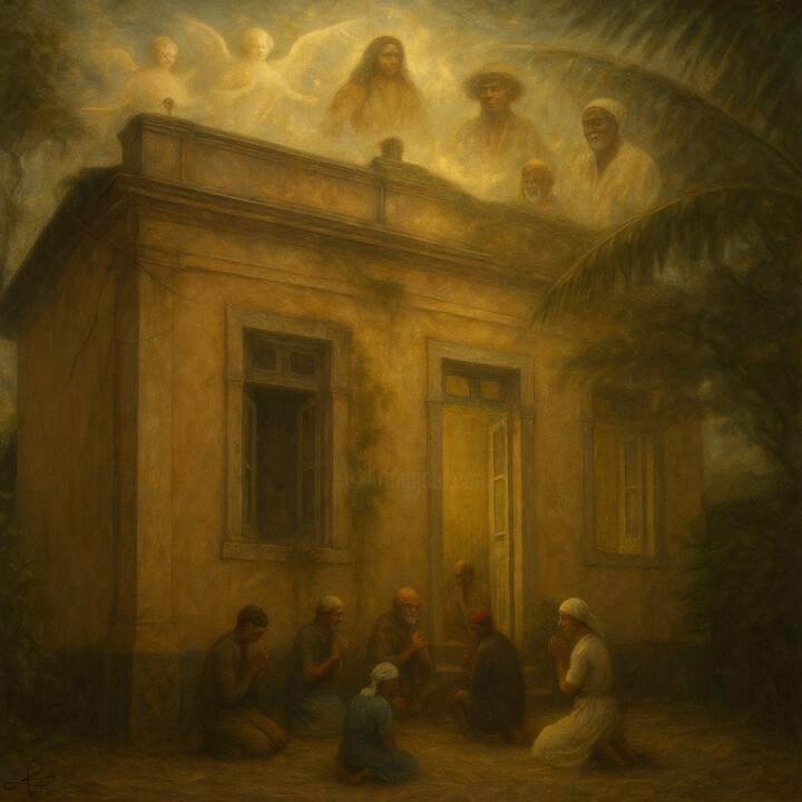 Raízes de Fé: Um Espaço de Amor 数字艺术, 27.6x27.6 in