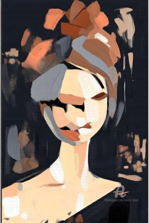 22-Abstract portrait 数字艺术