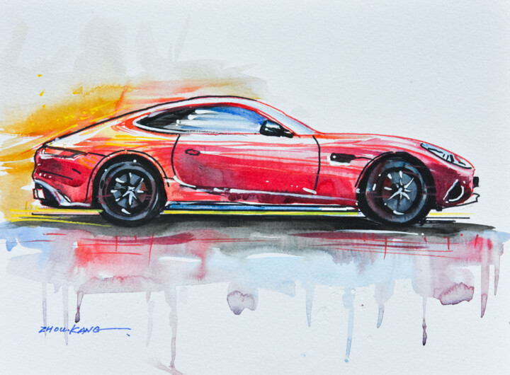 car 1 Картина, 8,3x11 in