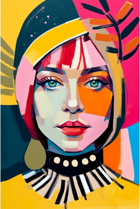 27-Abstract portrait 数字艺术