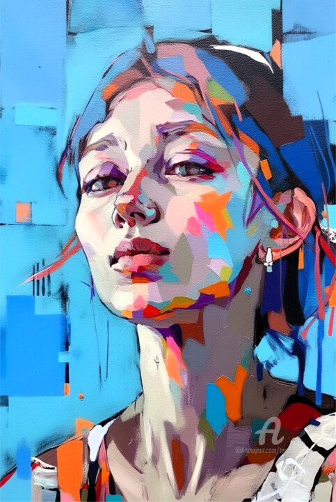 32-Abstract portrait 数字艺术