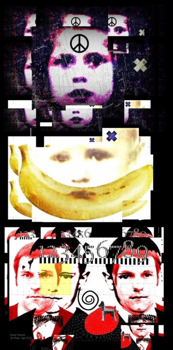 Digitale Kunst getiteld "the dreamers & the…" door Koen Vlerick, Origineel Kunstwerk, 2D Digital Work
