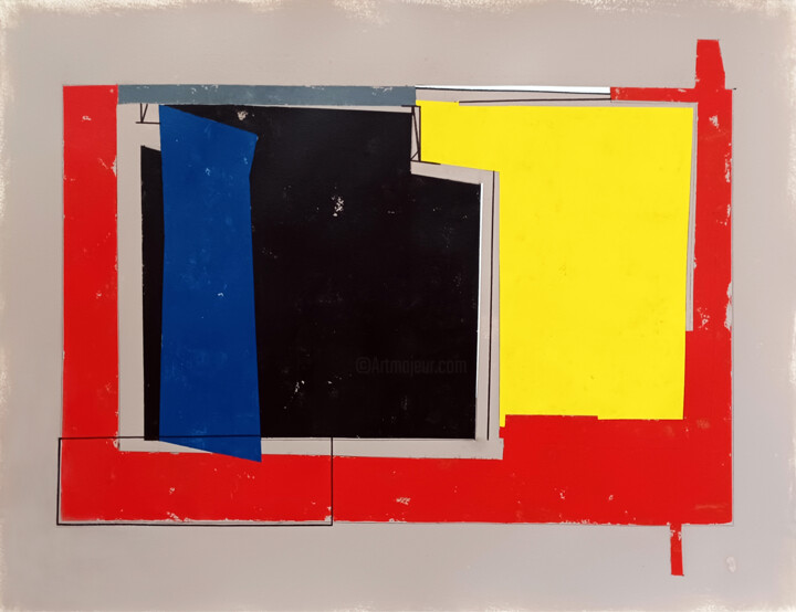 Painting titled "NG 44" by Luis Medina, Original Artwork, Acrylic