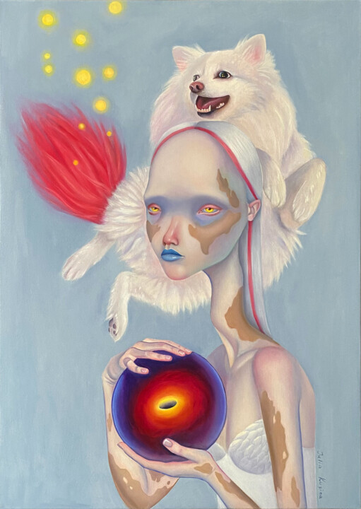 Yukki's Fiery Tail 绘画, 27.6x19.7 in