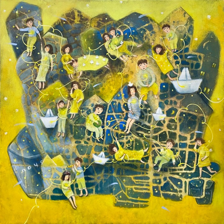 绘画,  39.4x39.4 in 