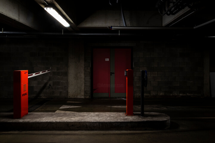 Photography titled "Underground 10" by Mark De Roeck, Original Artwork, Digital Photography Mounted on Other rigid panel