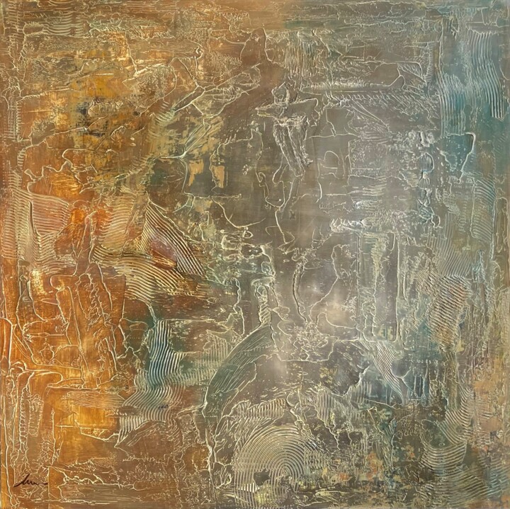 Painting titled "Lokura" by Isabell Deltell, Original Artwork, Oil