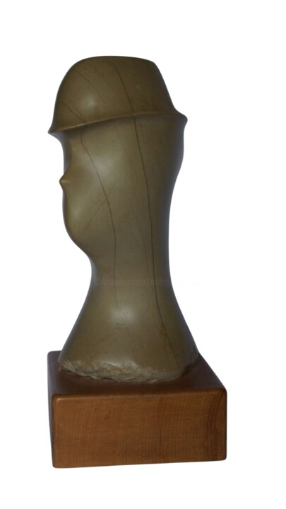 Uomo con cappello 雕塑, 11.8x5.9 in