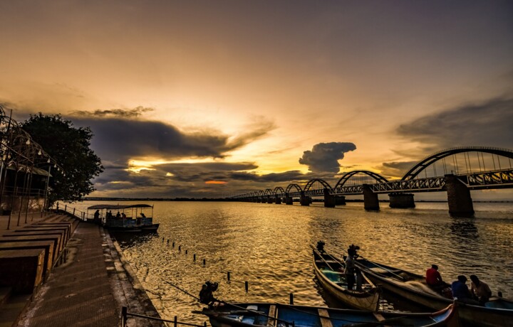 Photography titled "Godavari Series -10" by Goutam Chakraborty, Original Artwork, Digital Photography