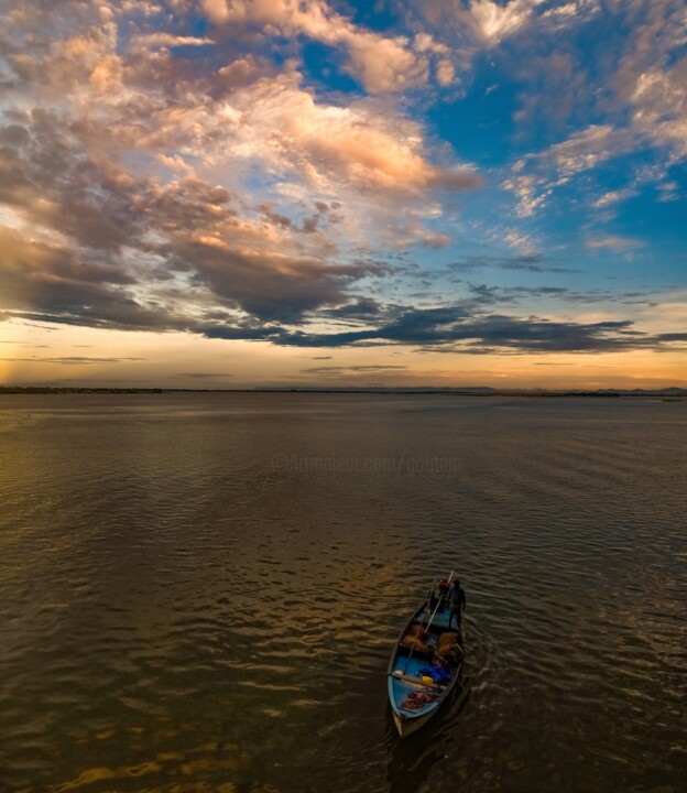 Photography titled "Godavari Series -12" by Goutam Chakraborty, Original Artwork, Digital Photography