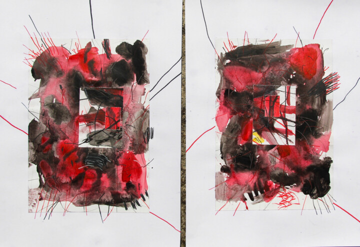 Painting titled "The Soul has Window…" by Giulio Benatti, Original Artwork, Acrylic