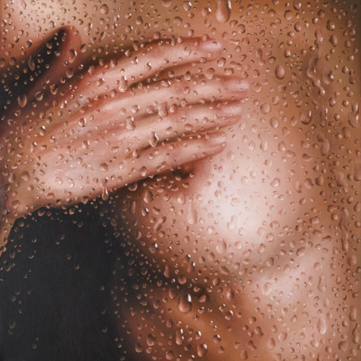 Malerei mit dem Titel "Reflection #27" von Lena Krashevka, Original-Kunstwerk, Öl