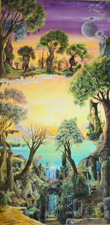 Les Portes de l’Éveil Картина, 78,7x39,4 in